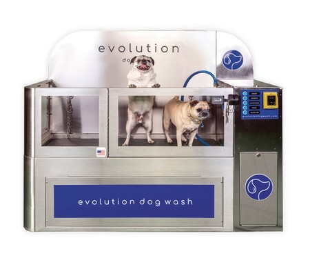 image of a pet washing station